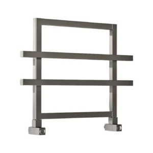 Radiator Carisa AJAX-II with 2 sections aluminum black 45*60cm AJA0450060002