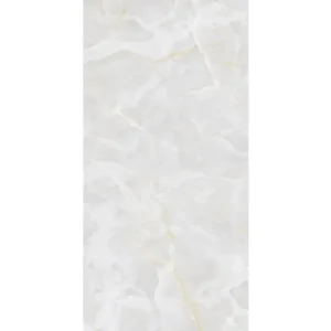 დიდი ფილა Infinity Onyx White Luc პრიალა ბადის გარეშე 160სმ*320სმ*6მმ კვ.მ. OC07