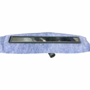 Long trap Metline stainless metal frame cover for tile wet insulating tape 60cm MTLD2-60-ECO-S
