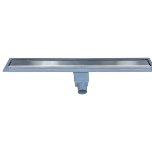 Long trap Metline stainless metal frame cover for tile wet insulating tape 80cm MTLD2-80-ECO-S