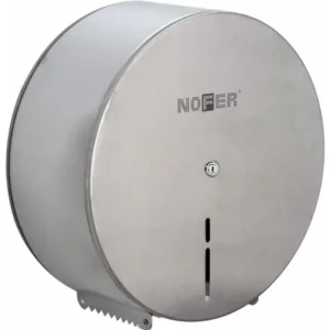 Paper Napkin Dispenser Nofer Round Brushed 05001.XL.S