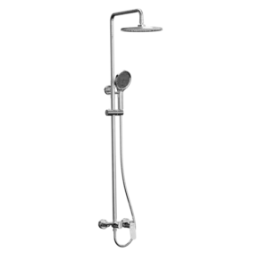 Shower system Empolo with shower head, hand shower, nozzle and mixer DAVA chrome M37 3601