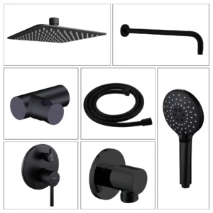 Built-in shower system Empolo black M81886MB