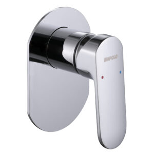 Built-in shower mixer Empolo with internal part square chrome  M86 4700