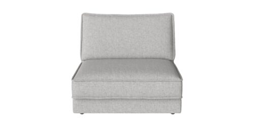 Living room sofa Bolia Noora fabric NANTES light gray dark oak legs. 01-068-50_00340