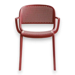 Outdoor chair Pedrali DOME with handles material RO 58*53*81cm 266RO_1