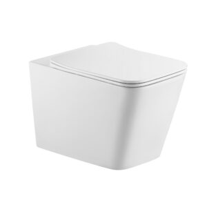 Wall-hung toilet Empolo TORNADO with flush spray P outlet white glossy 52*34*35.5cm MET101F