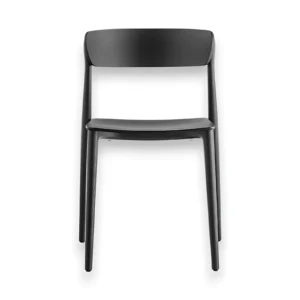 Outdoor chair Pedrali NEMEA wooden frame black lacquer 2820AN_FSC
