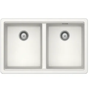 სამზარეულოს ნიჟარა Shock  BROOKLYN N-200 კომპოზიტური კვარცი CRL ორიანი ჩასადგამი ALPINA 75*45.6სმ BYKN200007D93E6101