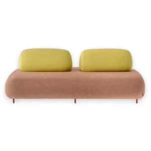 Outdoor sofa Pedrali BUDDY OASI aluminum frame RO200E material D143 200*110*40cm D87 with cushions 208E/D143RO200E&209E.3D87