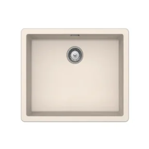 Кухонная мойка Shock BROOKLYN N-100L из композитного кварца CRL, одинарная чаша EVEREST, 55,6*45,6 см, BYKN100L026DEUE6101