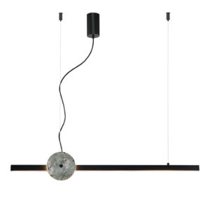 Chandelier Viokef ANAIS LED 24W 3000K Black and Green 100*161.5cm 4300900