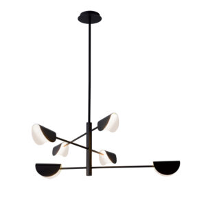 Chandelier Viokef ADA LED 10W Black 125*104cm 4248600