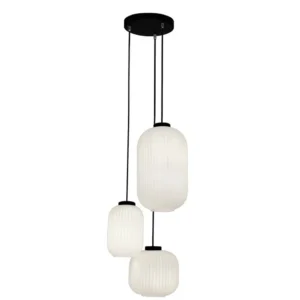 ჭაღი Viokef ASTOR LED 70ვატი OPAL BLACK 55*150სმ 4257900