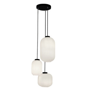 Chandelier Viokef ASTOR LED 70W OPAL BLACK 55*150cm 4257900