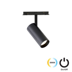 Светильник точечный Viokef MAGNETIC LED с выключателем 20 Вт 3000 К черный диам. 6 см 4244100S