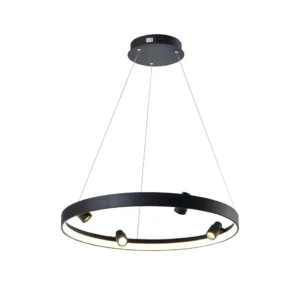 Chandelier Viokef DENIS LED 58W 3000K SAND BLACK 61*135cm 4250600