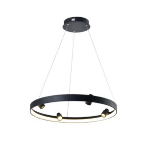Chandelier Viokef DENIS LED 58W 3000K SAND BLACK 61*135cm 4250600