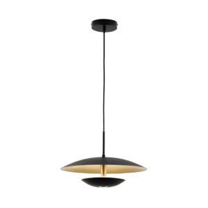 Chandelier Viokef MONICA LED 16W 3000K Black and Gold 40*128.5cm 4242200
