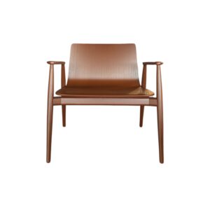 Living room chair pedrali MALMO brown wooden frame 72*60*70cm 295MC_FSC