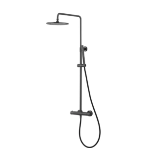 Gunon shower system thermostatic round shower head and long hand shower metal L-8191