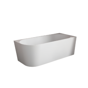 Bathtub stone Alcoswell Alpino Acrylic Corner Right White Matte 170*75cm ALP 17075RH-MW