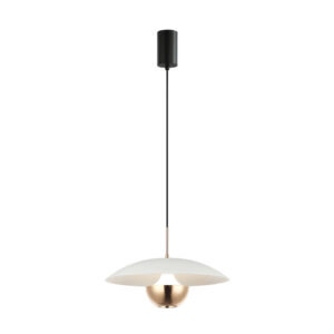 Chandelier Viokef VALIA 9 Watt White and Gold 30*182cm 4292301