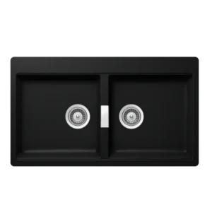 სამზარეულოს ნიჟარა Shock HORIZONT N-200 კომპოზიტური კვარცი CRD ორიანი ამოსაკრავი PURO 86*50სმ HONN2000843m860101