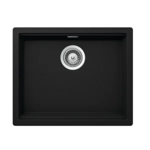 Кухонная мойка/Shok/LAHTI/N-100L/Композитный кварц/CRL/Одинарный/Накладной/ONYX/55.6*45.6 см LATN100L010DEUE61NN