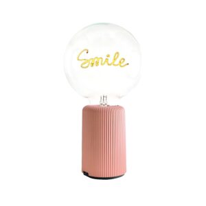Настольная лампа Elements lighting POP NOMAD розовая 396049