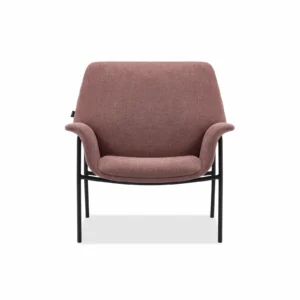 Reception chair Miago spray painted with footrest pink XS-050S