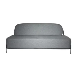 Reception chair Miago with built-in cushion, single seater, dark gray, 122*66*75cm, S-145-3||Grey