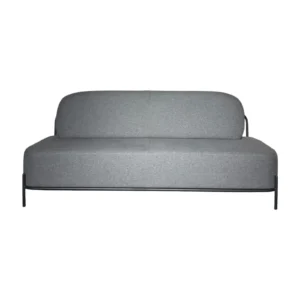 Reception chair Miago with built-in cushion, single seater, dark gray, 122*66*75cm, S-145-3||Grey