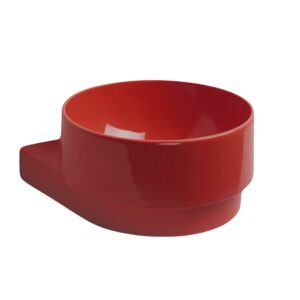 Hanging washbasin Simas PM Rubino round without mixer and drain hole glossy 47cm PO05||RUB