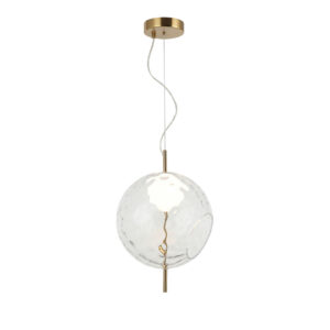Chandelier Viokef DALIA 7watt Clear Gold 30*150cm 4302700