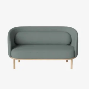 Living room sofa Bolia Fuuga Material Soil Stone blue White pigmented legs 60*85*165cm 01-073-01_00473