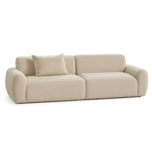 Living room sofa Bolia Nuvol. Material Soil Sandy White pigmented legs 100*215*75cm 01-082-01_00146