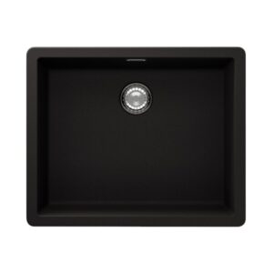 Kitchen sink Shock BROOKLYN N-100L Composite Quartz CRL Single Undermount NERO 55.6*45.6cm BYKN100X013DEUE6101