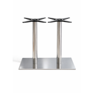 Kitchen table leg pedral INOX metal polished 75*40cm 4461/LU
