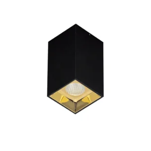 Chandelier Viokef GLAM 12watt black and gold 7.5*15cm 4240501