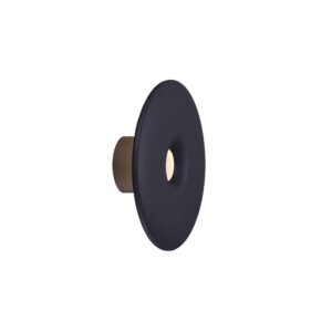 კედლის სანათი Viokef KEA 10ვატი შავი დიამეტრი18 სმ 4277700