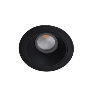ჭერში ჩასაშენებელი განათება Viokef ALEA შავი 20ვატი დიამეტრი 10.5 სმ 3914-012B-3-S-38