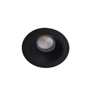 ჭერში ჩასაშენებელი განათება Viofev ALEA შავი 12ვატი დიამეტრი 8.5 სმ 3914-011B-3-S-38