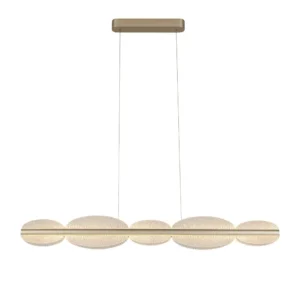 Chandelier Viokef EVANA 65Watt Clear Brushed Silver 120*120cm 4340300