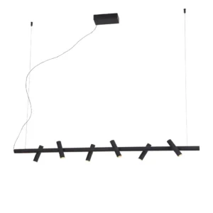 Chandelier Viokef CLIO 29Watt Black 120*120cm 4343100