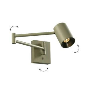 Настенный светильник Viokef MELINA 8 Вт Оливково-зеленый 10,5*12 см 4335301