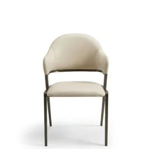 Kitchen chair Kimhome White Artificial leather 50*53*85cm Y83#-WHITE