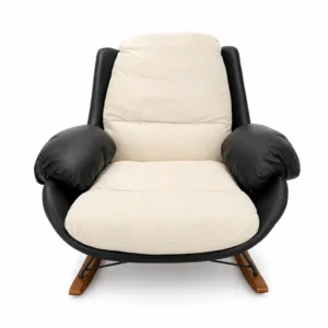 Reception chair Miago White Artificial leather frame Faux leather seat 107*100*77cm LLOO2W
