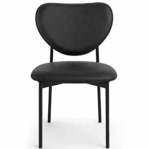 Кухонный стул Miago, серый, из экокожи, 82 см, HZS002