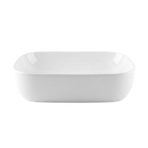Bathroom sink Maramori ART BASIN Rectangle White Glossy 610*400*165 MAR_2143-P